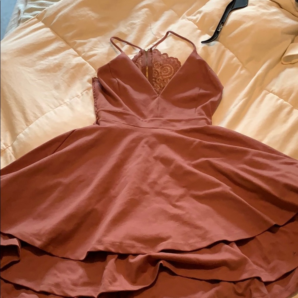 Pink prom dress
